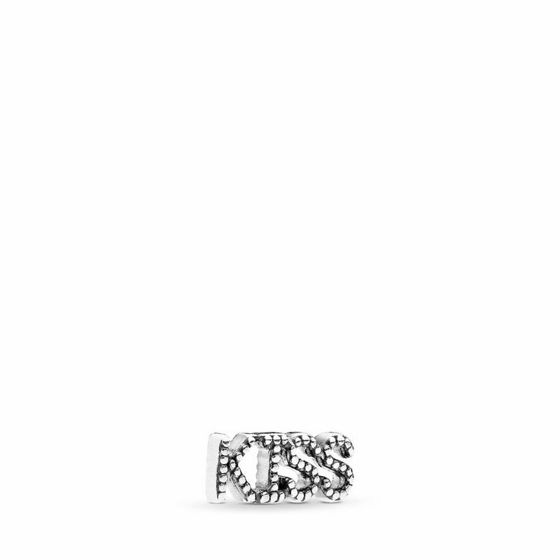 Pandora Kiss Script Petite Locket Charm - Sterling Silver - Canada | EM6858FU